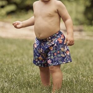 Summersalt x Rifle Paper Co Swim Short Strawberry Fields Floral print 6-9 Months